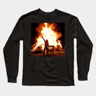 Halloween Silhouette Long Sleeve T-Shirt